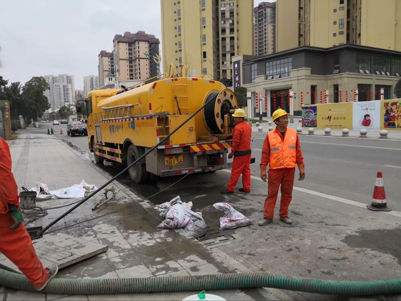 耒阳排污管道清淤-管道清洗