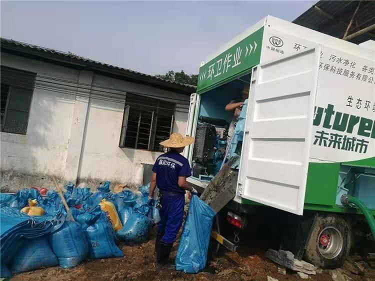 耒阳工业污泥压干处理